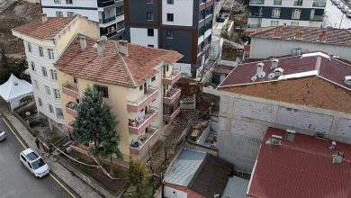 Ankara’nın Gölbaşı Ilçesinde Istinat Duvarının Çöktü.