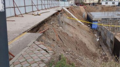 Ankara Sincan Törekent’te Yol Çökme Risk