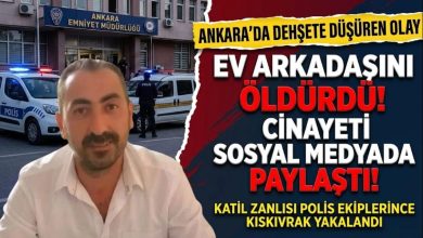 Ankara’da Ev Arkadaşını Öldürdü: Cinayet Görüntülerini Sosyal Medyada Paylaştı